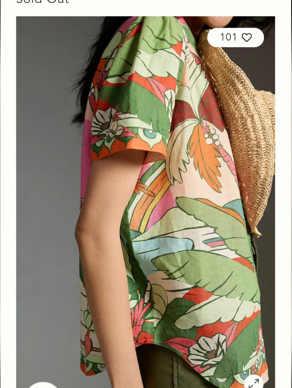 Anthropologie x FARM Rio Surf Button-down - Picture 3 of 12